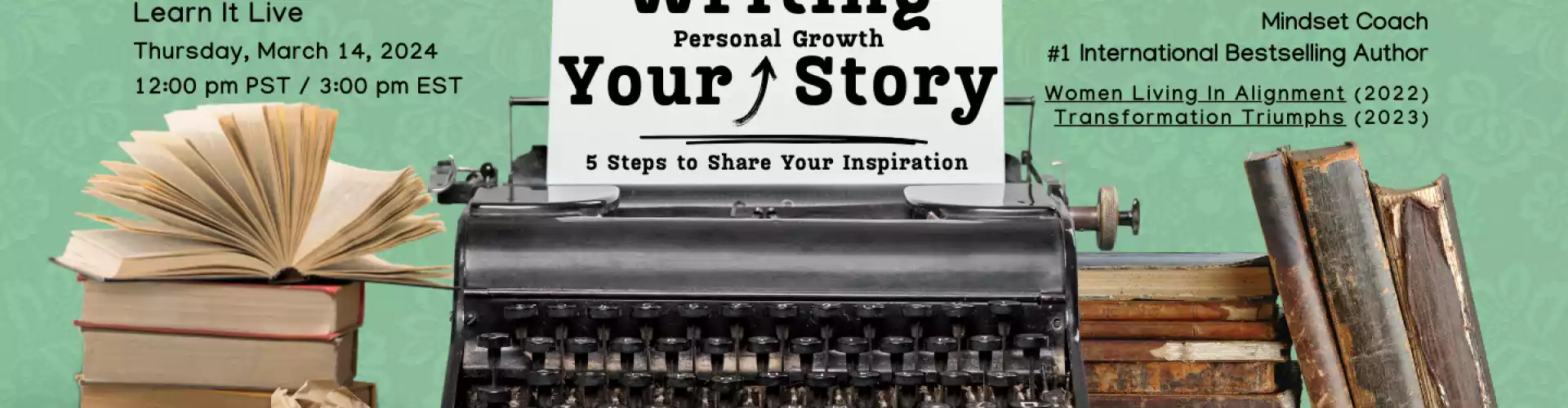 Escribir su historia de crecimiento personal - Online Class by Jamie Allen Bishop